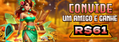Bônus boas-vindas a75 R$100
